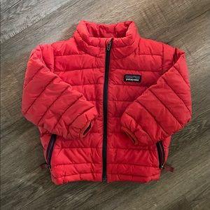 Patagonia baby down sweater size 18mo in classic red